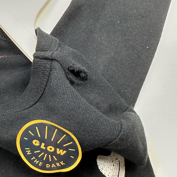 Cat & Jack Skeleton Costume Pajama Set - Black - Picture 9 of 9